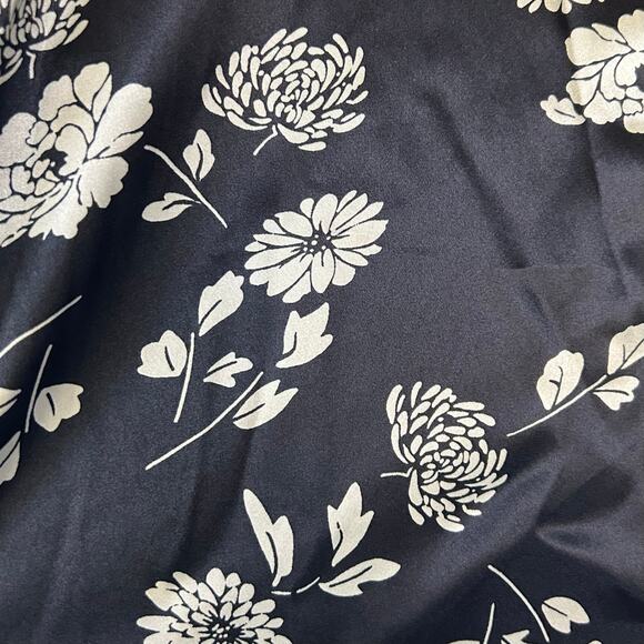 Vintage Notations button up satin floral shirt dark academia fairy whimsigoth M - Picture 6 of 16